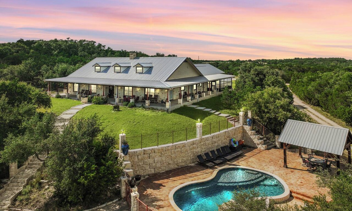 Wimberley House | Amazing large home with Gorgeous Views, Swimming Pool, and Hot Tub