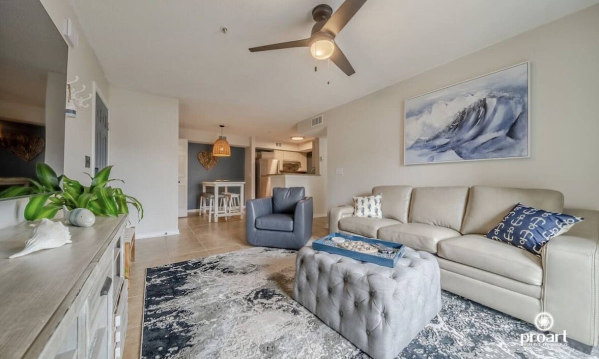 Indian Bayou Condo | Blue Dolphin - 5 minutes from the beach and close to everything!