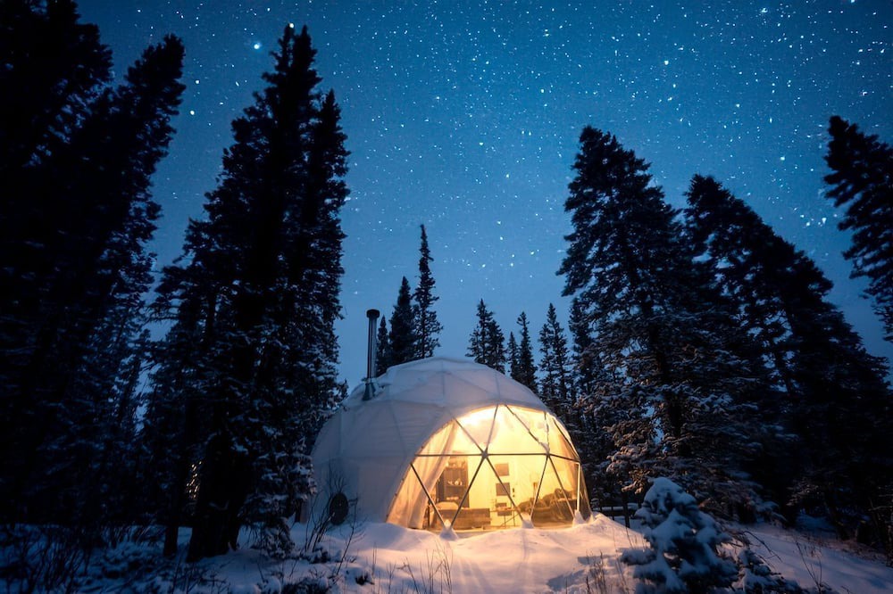 Calgary RV Rental | Breathtaking Views, Endless Memories: Family Holiday in a Riverside Big Dome in Bragg Creek