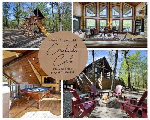 Hochatown House | Creekside Cabin Perfect for Family Getaways in Broken Bow, Oklahoma