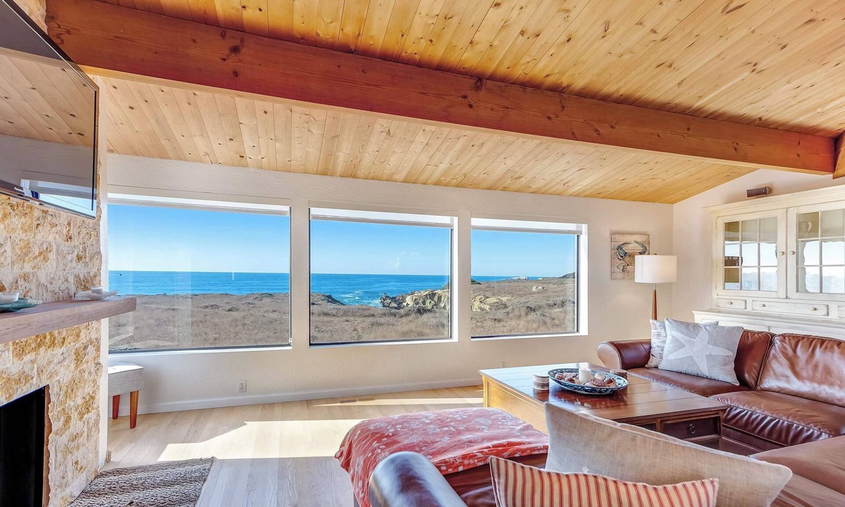 Sea Ranch House | Dog-friendly home with cove views, a private hot tub, & rec center access