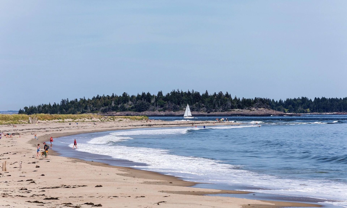 Phippsburg Cottage | Driftwood Oceanfront Cottage at Popham Beach Spectacular views from every room