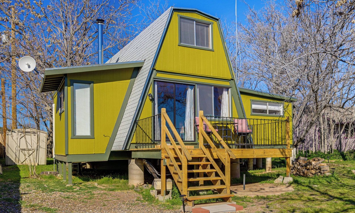 Lake Montezuma Cabin | Hike, Bike & ATV! A-Frame Rimrock Cabin w/Views