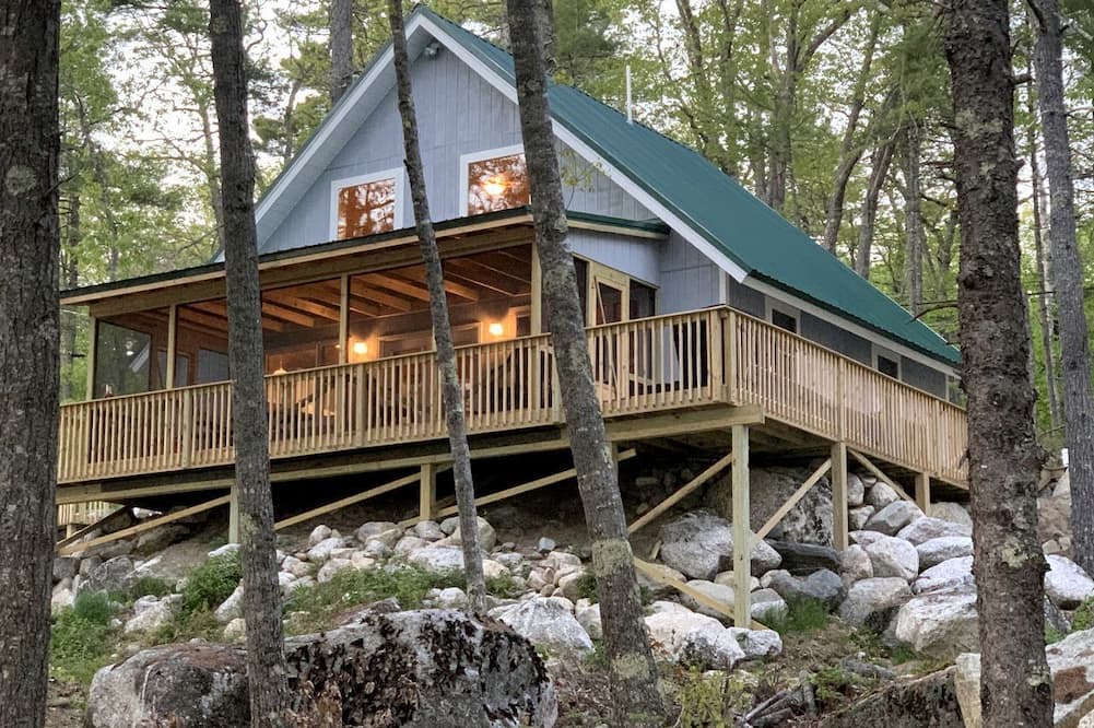 Orland House | Impressive Cottage with Fire Pit and Lake Access in Orland, Maine