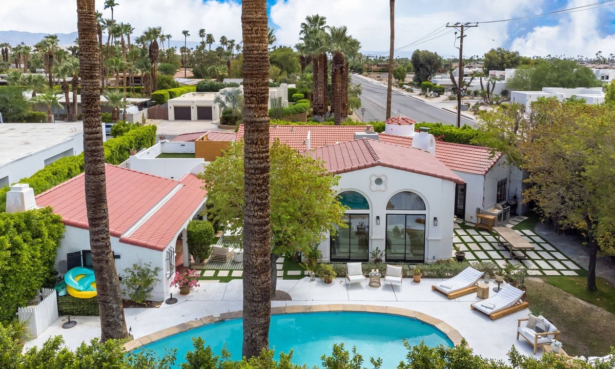 The Movie Colony House | Luxury 5 Bd. 4 Bath Mediterranean Style Home in Historic Movie Colony