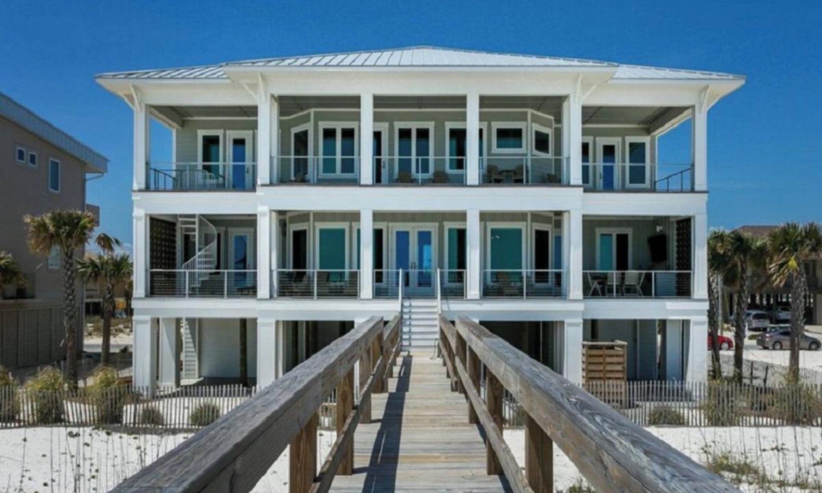 Pensacola Beach House | Luxury, Designer Gulf Front Home w/Pool! Sleeps 24, Perfect for Weddings!