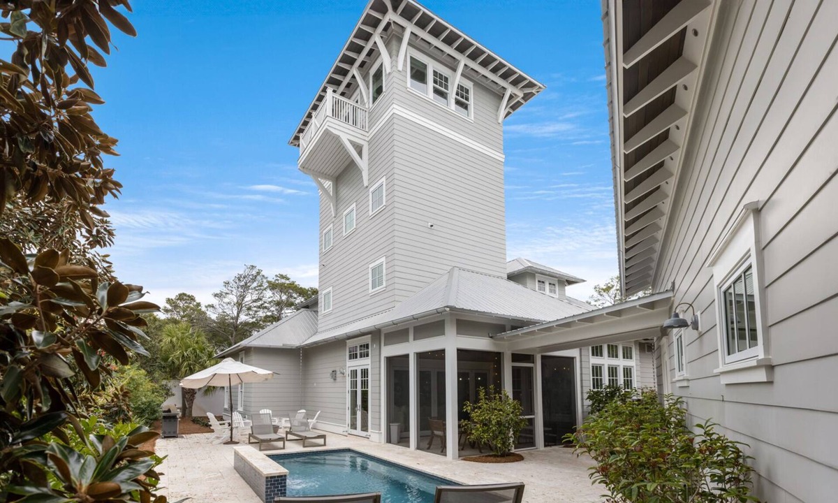 Seagrove Beach House | Luxury Home w/Private Heated Pool in Seagrove!
