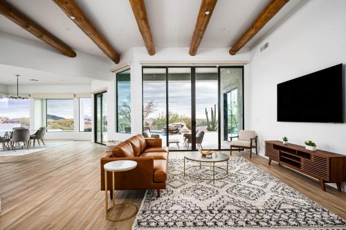 Pinnacle Peak House | Mountain views swimming a private escape at Sonoran Serenity