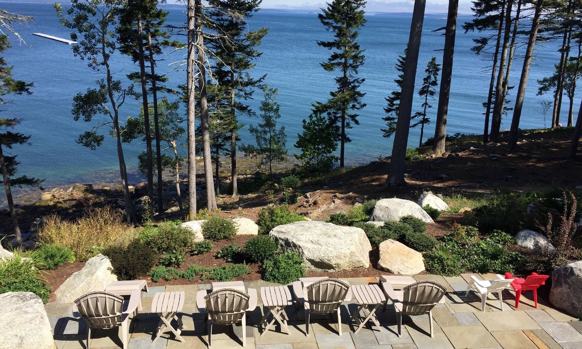 Hulls Cove House | NEW WEEKS OPEN TO OCT, 5 Star Oceanfront new Home sleeps 14 Acadia NP Bar Harbor