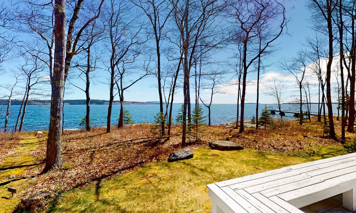 Brooklin House | Oceanfront retreat with sunrise views, screened porch, & deck