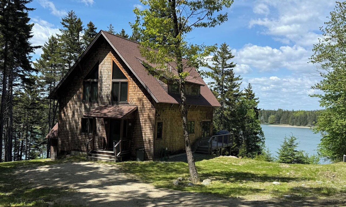 Deer Isle Ski Chalet | Poseidon House- Elevated Above the Shore of Southeast Harbor