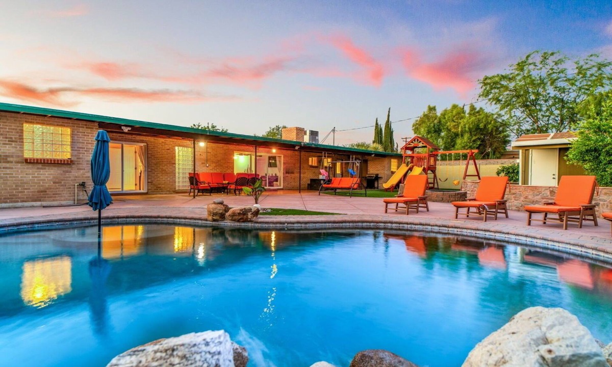 Tucson House | Private Desert Spa Retreat Pool, Corporate Insurance Stays Welcome