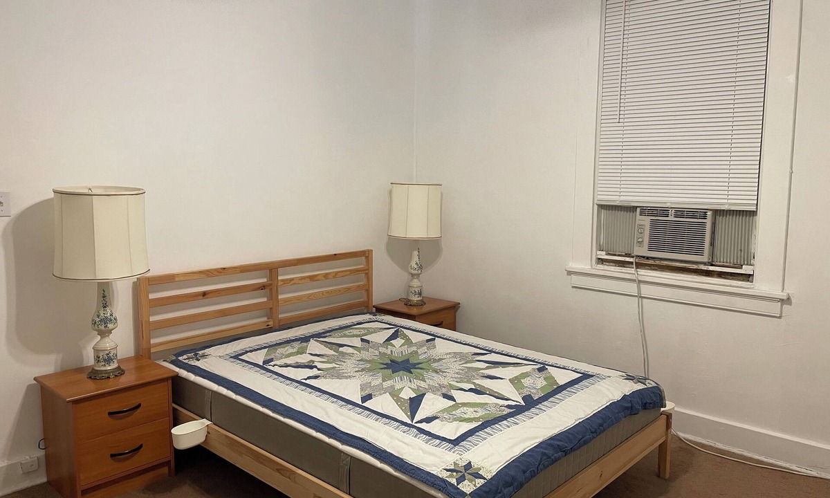 Mosby House | Relax in beautiful second floor apartment with balcony & private fenced yard.