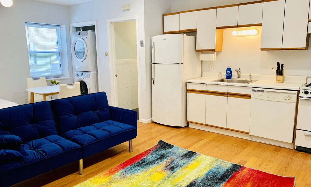 Porter Square Apartment | Studio Condo *parking* 3-minute walk to subway: Harvard,MIT,Lesley,Tufts,Boston