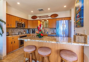 Luxurious Oceanfront Makena Surf Three Bedroom Three Bathroom Condo
