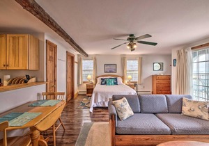Oceanfront Lincolnville Studio with Private Balcony!