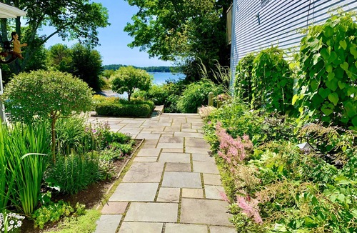 Blue Hill House | 19th C. Waterfront 5B/5B Home in Blue Hill-Gardens & Harbor views. Sleeps 10