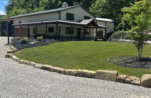 Carroll Apartment | 2-bedroom barndominium apartment with equine lodging and additional camper spot