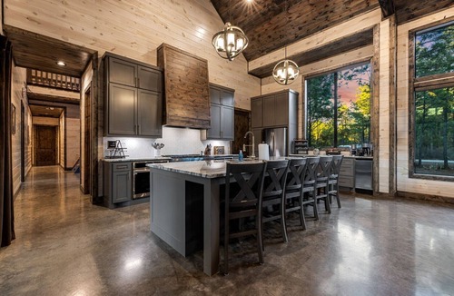 Pickens Cabin | 2 Neighboring Cabins, Fenced Heated Pool, Massive Game Area, Pond, Fun Slide