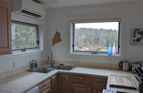 Sebascodegan Island House | Blue Lobster! 2-BR/1.5 BA with Heat, AC, Deck and Seasonal Dock in Harpswell