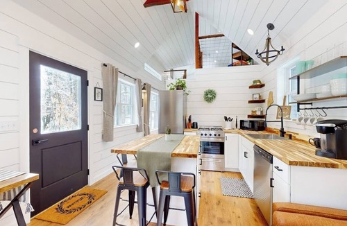 Bucksport Cabin | Brand-new dog-friendly home near Hancock Pond with firepit, grill, streaming, AC