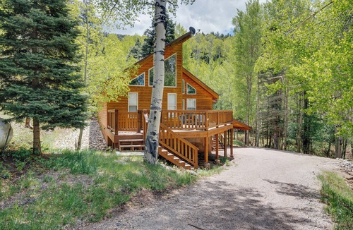 Angel Fire House | Cabin Hidden in the Pines near Ski Area