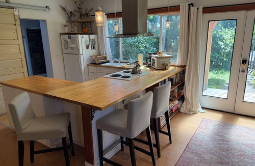 Woodlawn Cottage | Charming cottage in walkable/bikable ‘hood to shops and restaurants w/WiFi, AC