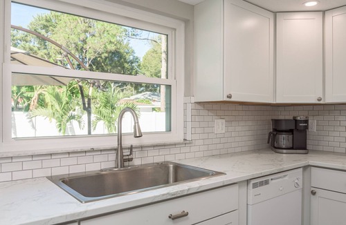 Palm Harbor House | Coastal Pool Home minutes to the Beach