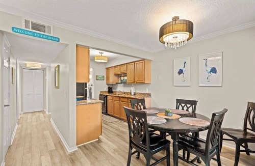 St. Augustine Beach Condo | Colorful condo w/shared pool, free WiFi, central A/C - blocks from the beach
