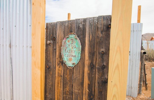 Truth or Consequences Cottage | Deva Fairy Cottage with Private Hot Springs Tub and Patio