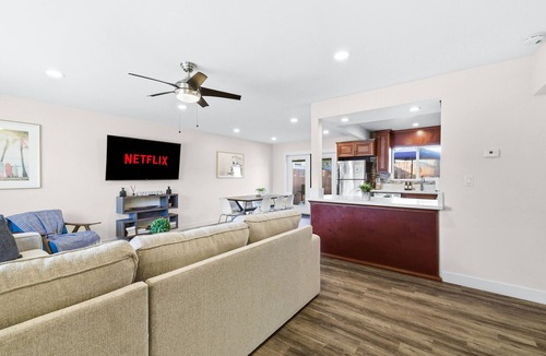 Beach Barber Tract House | Dog-Friendly Beach Home Near the Beach w/BBQ, Fire Pit, Enclosed Backyard, & Laundry