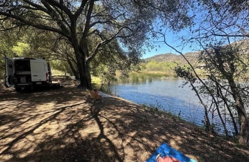 Jamul RV Rental | Escape to a peaceful lakeside retreat with fishing, kayaking, and camping!