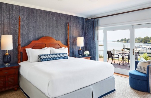 Irvington Hotel | Experience Nature from Room w/Veranda | Seasonal Pool, Courtyard, Marina