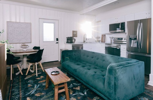 Tappahannock Apartment | Fern and Forest-Restored 1960s Motel, Luxe 2 Bedroom Suite, Woodland Retreat
