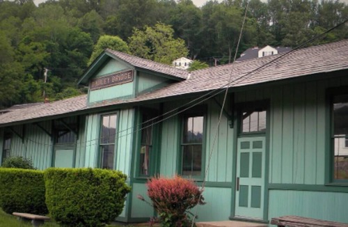 Charlton Heights House | Gauley Bridge train station side two