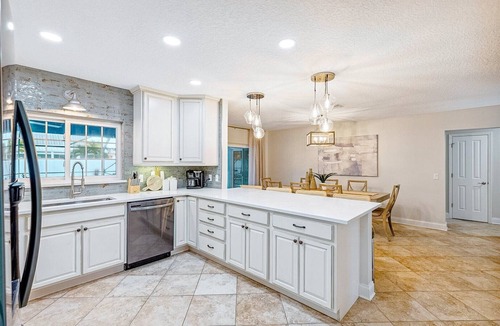 Cocoa Beach House | Gorgeous Coastal Getaway W/Heated Pool, Firepit & Outdoor Patio!🌴