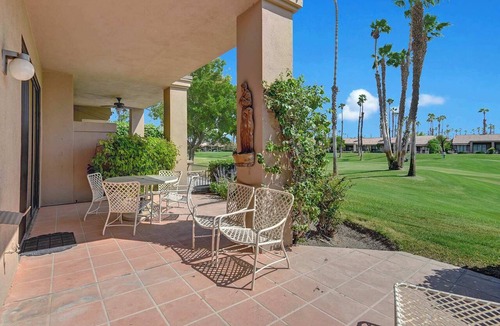 Palm Desert Condo | Gorgeous fairway views|Pet-friendly|Club access