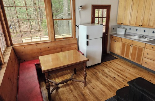 Orland Cabin | Gorgeous primitive 3-bedroom cabin on Craig Pond, perfect for family adventures