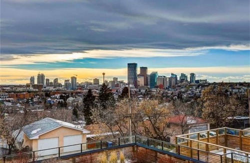 Bridgeland House | Gorgeous Skyline and Mountain View Property Refreshing Swim Spa Pool and Hot Tub