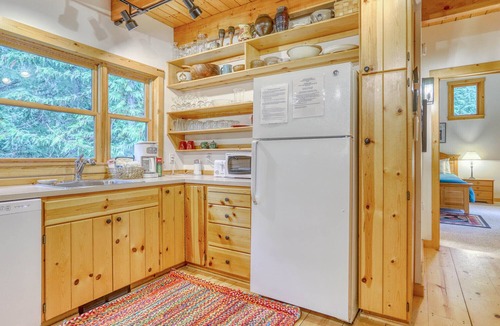 Government Camp Cabin | Hike & Bike out the Door and Paddle Nearby, Dog-Friendly, BBQ