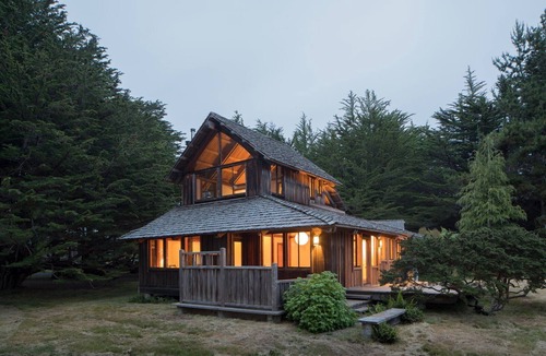 Mendocino House | Hinoki House built by Japanese Master Artisan featured in Sunset Magazine