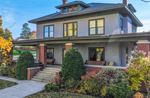 Winslow House | Historic Craftsman with period charm, covered porch, chef's kitchen, W/D & gym