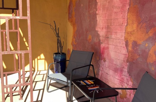 Tucumcari Hotel | Iconic Apache Motel 1 bedroom suite pet friendly ground floor