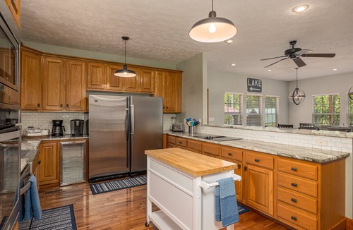 Dandridge Cabin | Lakefront with private dock and fire pit