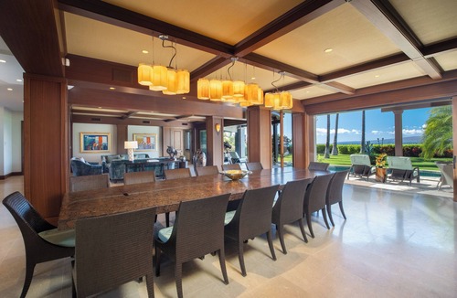 Wailea House | Luxurious Oceanfront Sandy Beach Estate on Makena Beach-6BR/6.5BA 8,030 Sq Ft