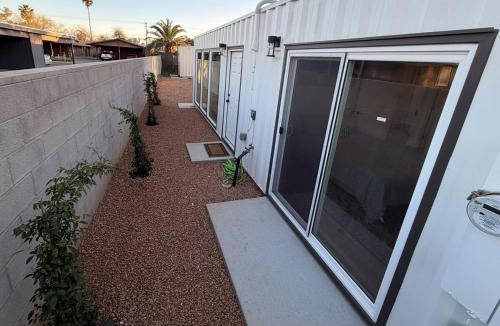 Blenman-Elm House | Modern Urban Container Retreat Sleeps 5 Near UofA, Banner, Central Tucson
