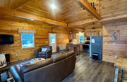 Shirley Mills Cabin | Moosehead State of Mind, 3BR Cabin with Mtn Views & Deck