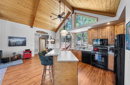 Idyllwild Cabin | Mountain View: Gorgeous Views, AC, Jacuzzi bathtub!