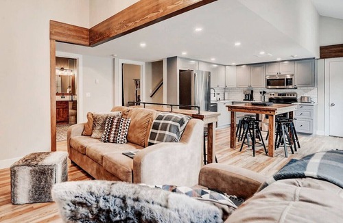 Canmore Villa | Mountain View Townhome with Pool & Banff Passes