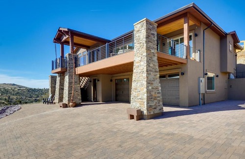 Lynx Mountain View Estates House | Mtn-View Gem w/Game Room & Fire Pit in Prescott!